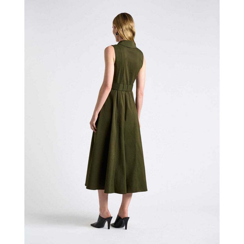Cue Good Earth Cotton Collared Midi Dress image number 1